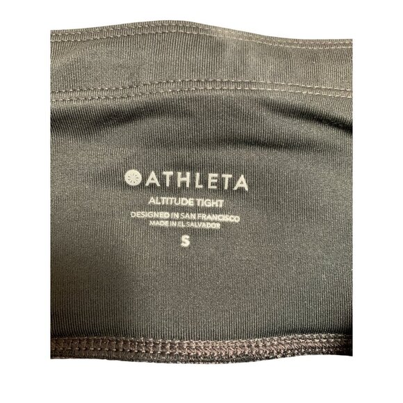Athleta Altitude Tight Leggings S Gray Spandex/Polyester Blend - Picture 5 of 6